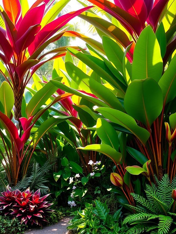 colorful tropical ornamental plant