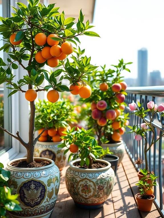 compact fruit bearing trees