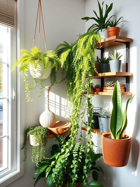 cozy indoor plant spaces
