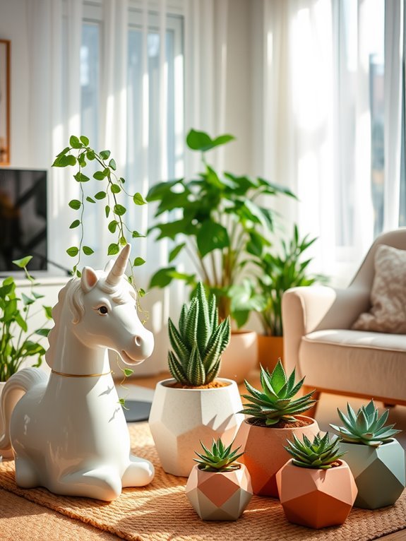 creative and playful planters