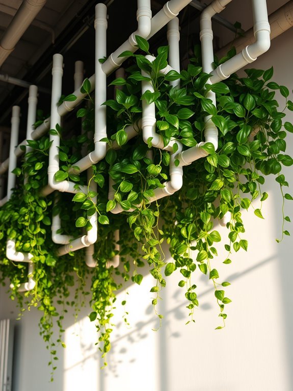 creative gardening with pvc