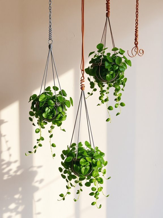 creative plant hanger design