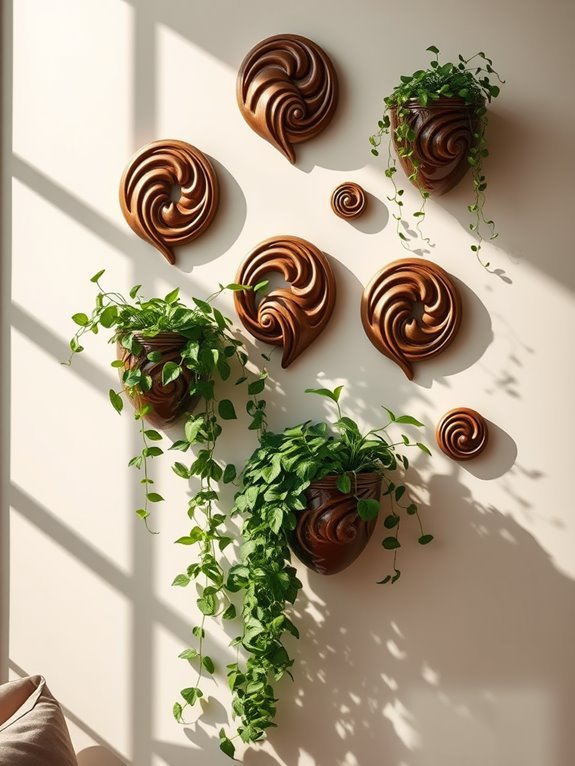 creative planter wall decor