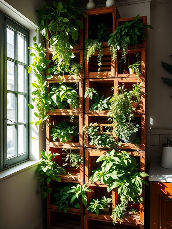 creative upcycling of crates