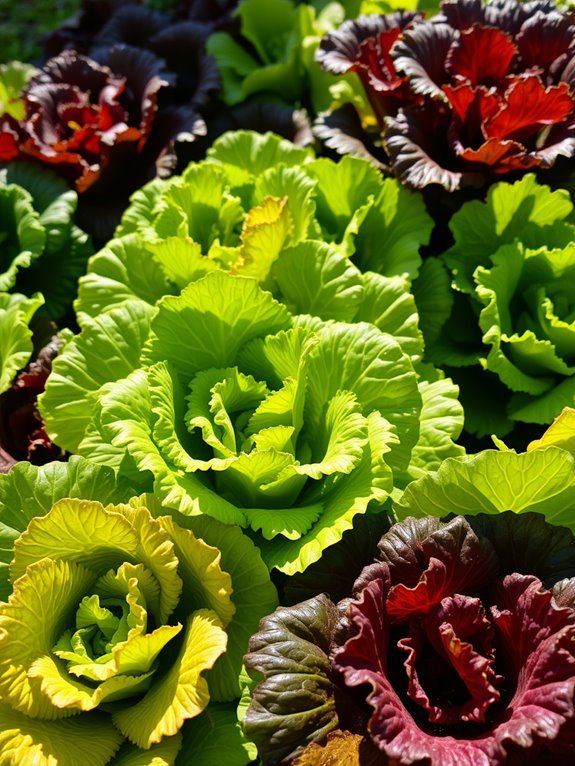 crisp leafy green vegetable