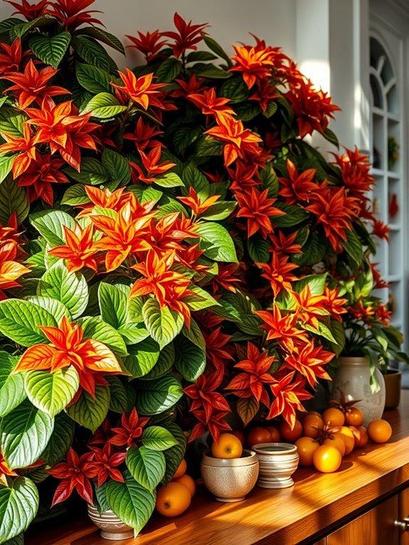 croton plant characteristics described