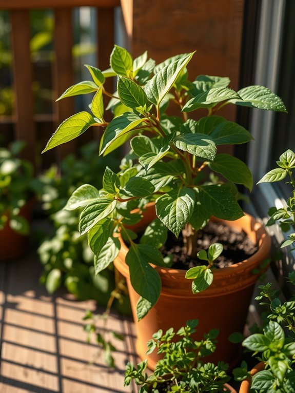 culinary herb with aroma