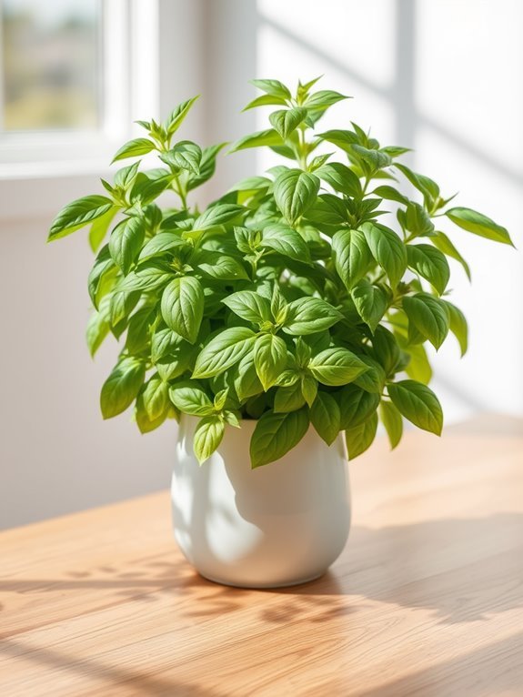 culinary herb with aroma