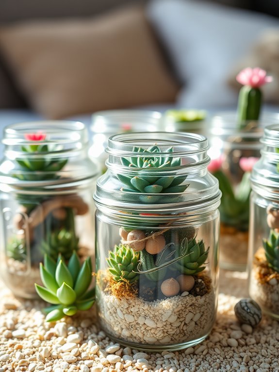 cute small cactus assortment