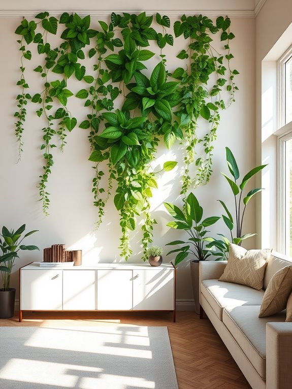 decorative botanical wall stickers