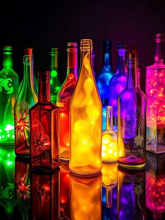 decorative bottle table lamps