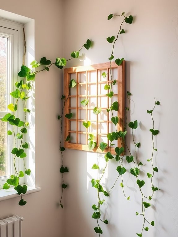 decorative climbing vine artwork
