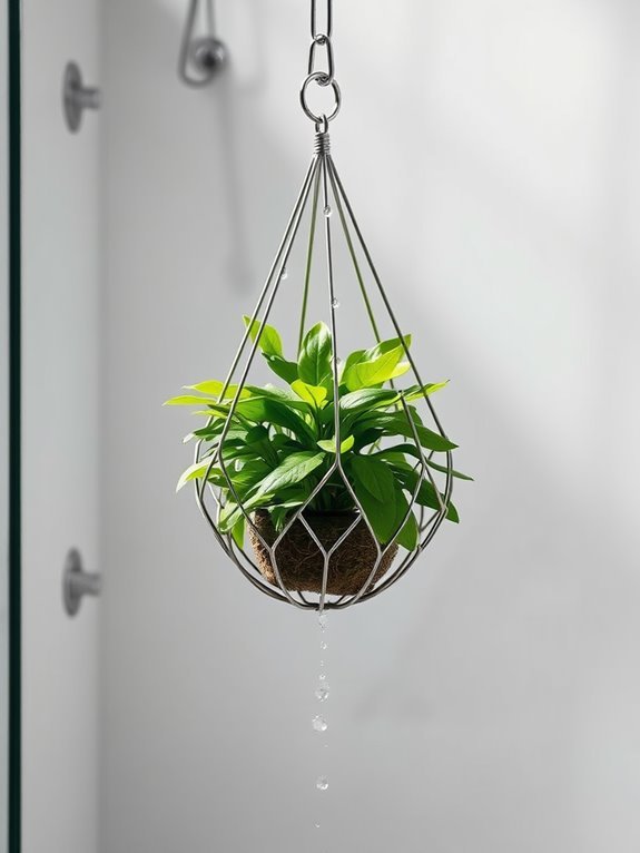 decorative metal wire planters