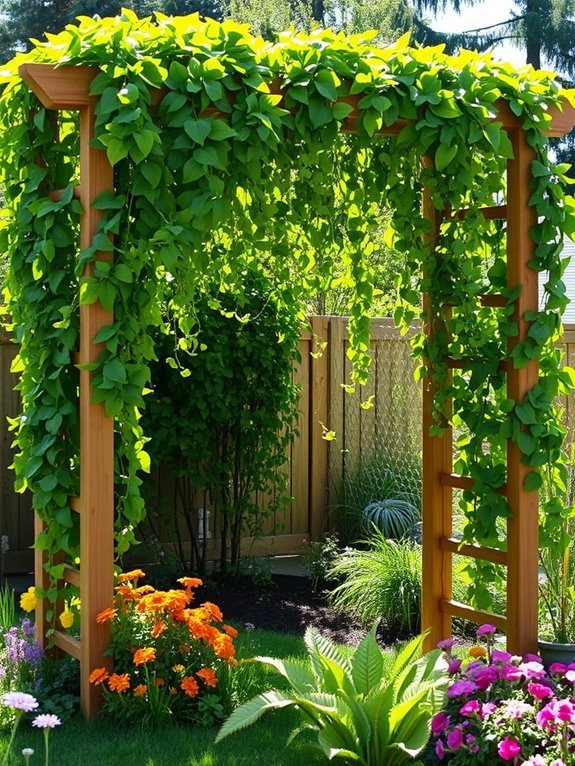 decorative outdoor garden structure