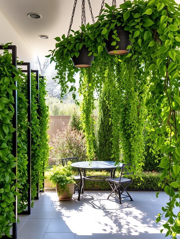 decorative outdoor privacy solution