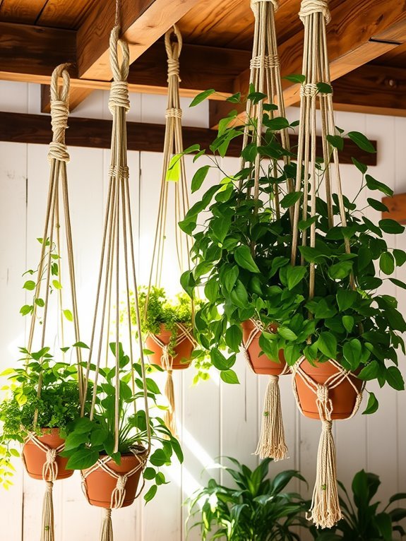 decorative plant holder hangers