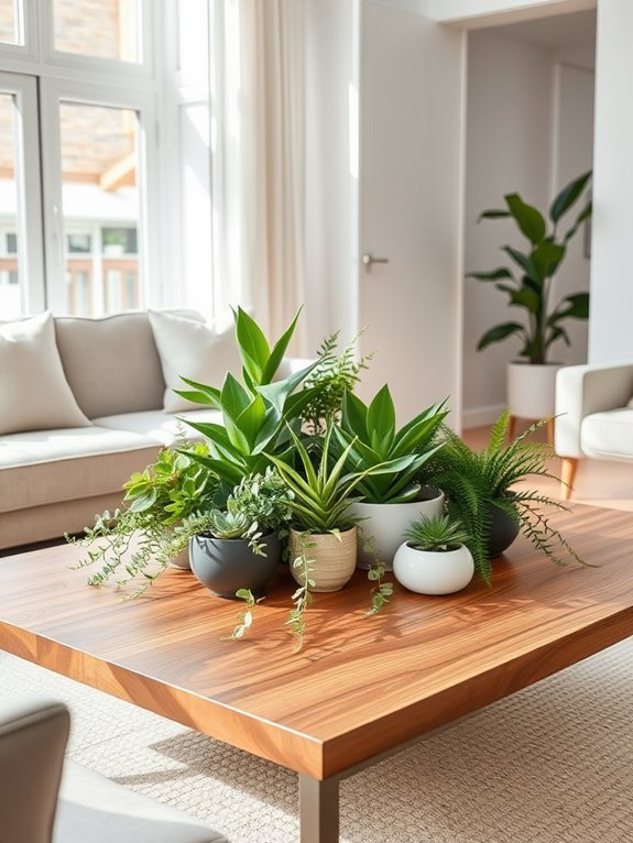 decorative plants for centerpiece