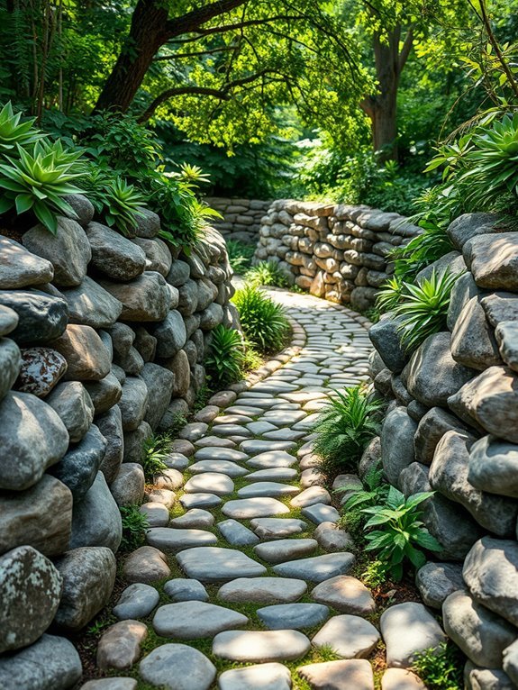 decorative rock landscape design