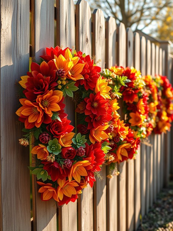 decorative seasonal floral arrangements