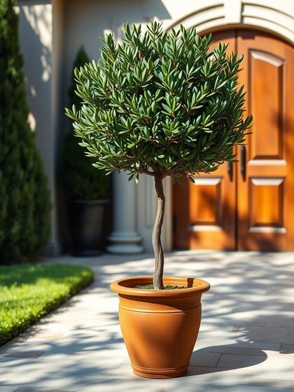 decorative shaped olive plant