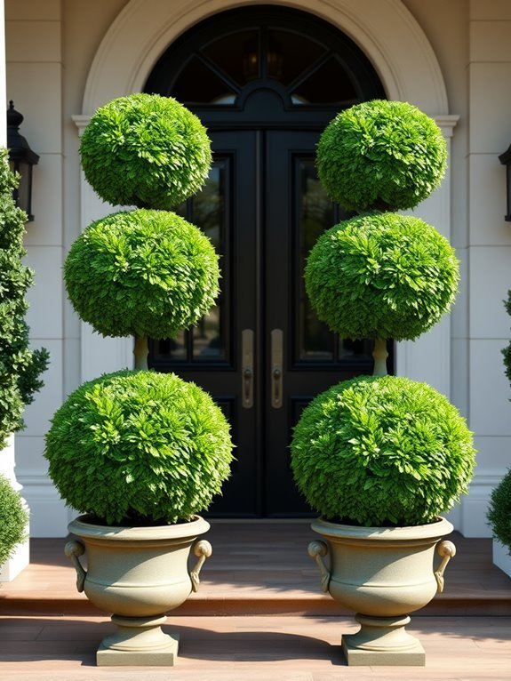 decorative shaped plant design