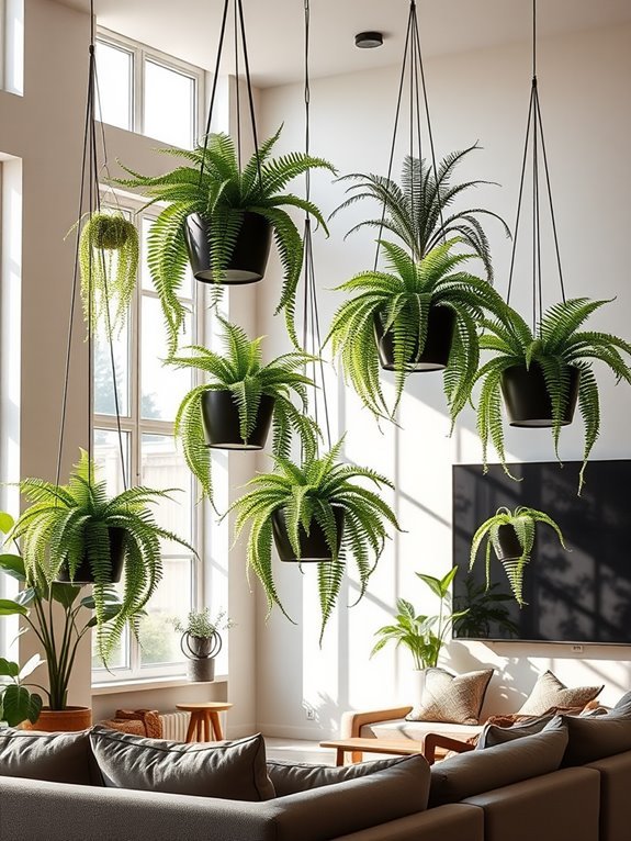 decorative suspended plant holders
