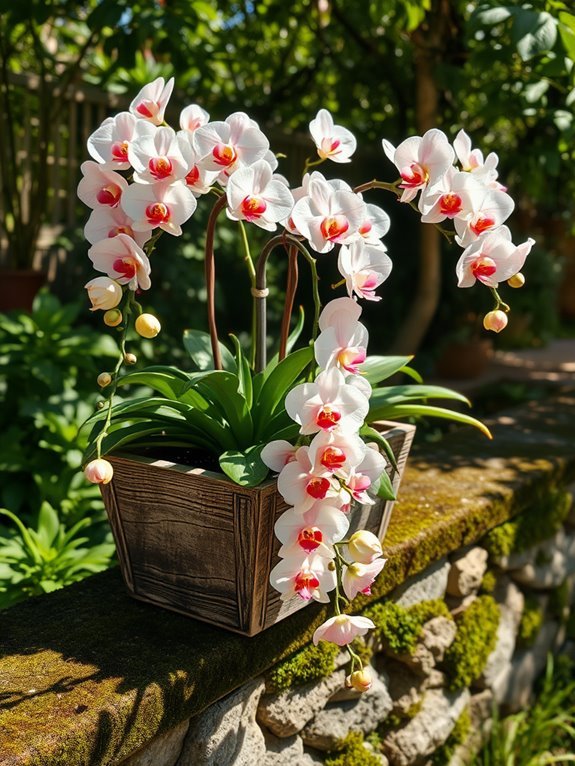 delicate floral centerpiece display