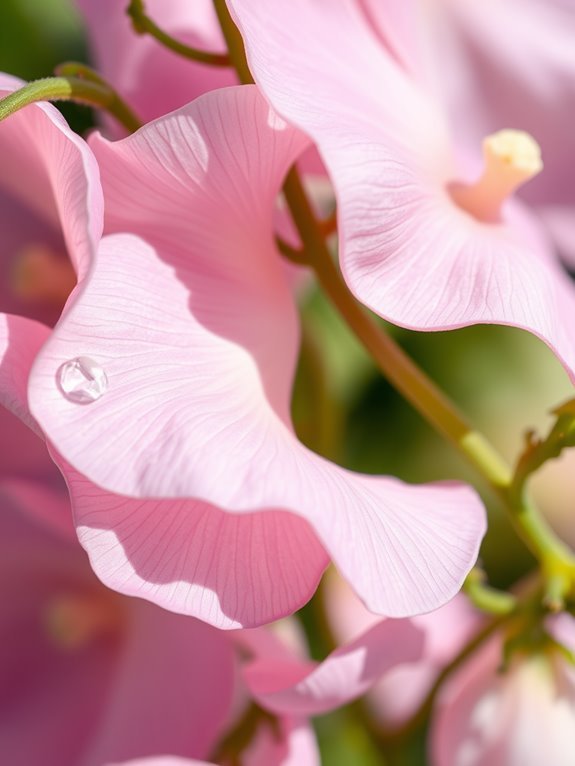delicate flowering garden plant