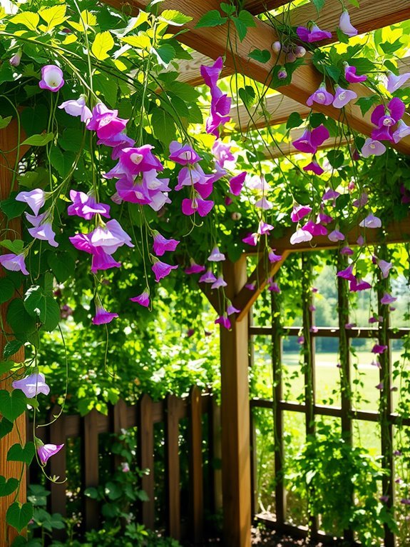 delicate fragrant colorful flowers