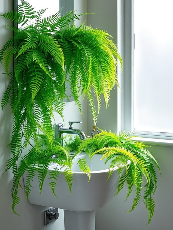 delicate green foliage plant