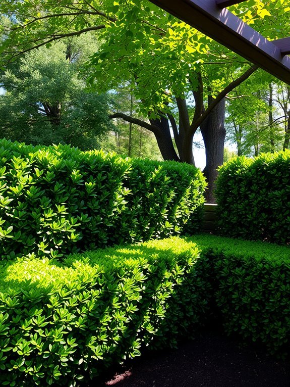 dense evergreen shrubbery plant