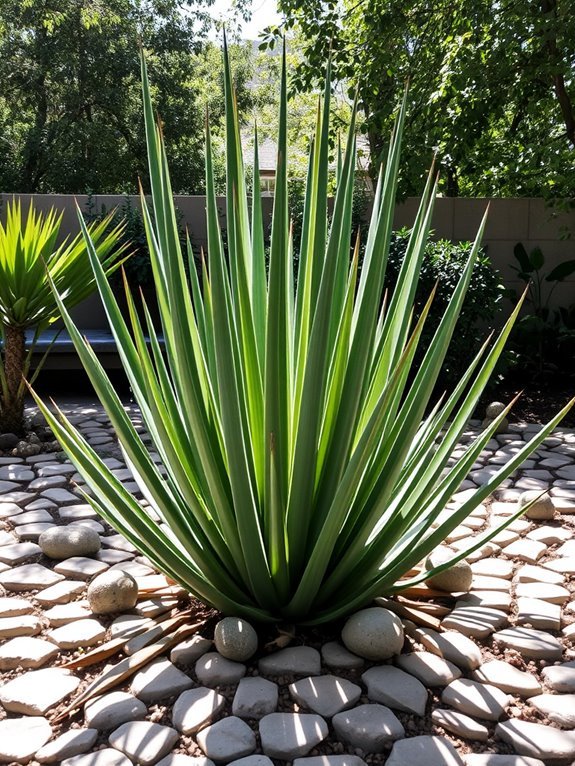 desert plants and pathways