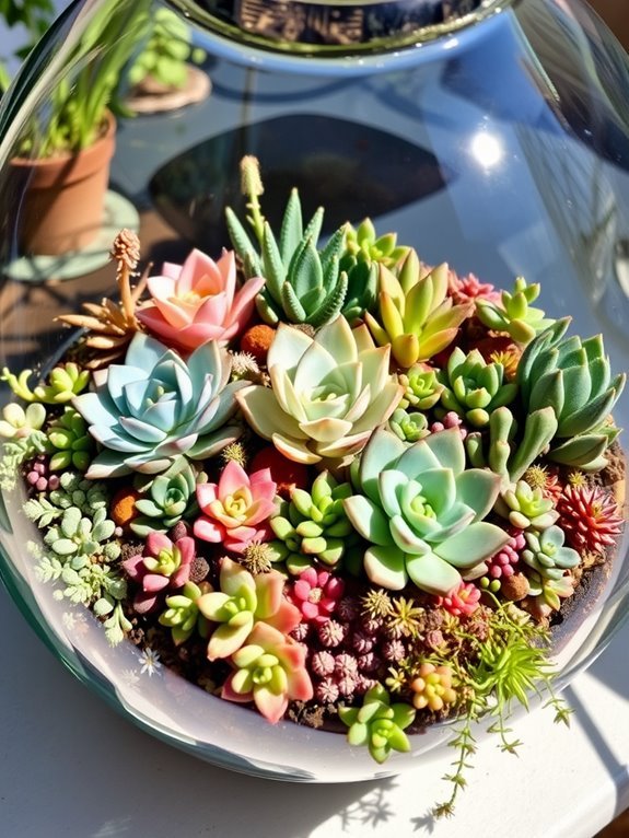 desert plants thriving together