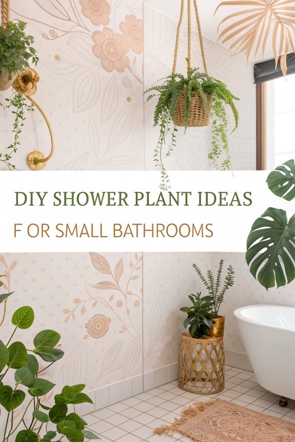 diy plants for showers