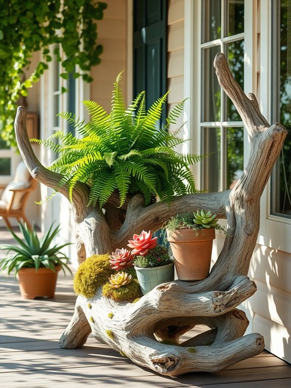 driftwood plant support incorporation