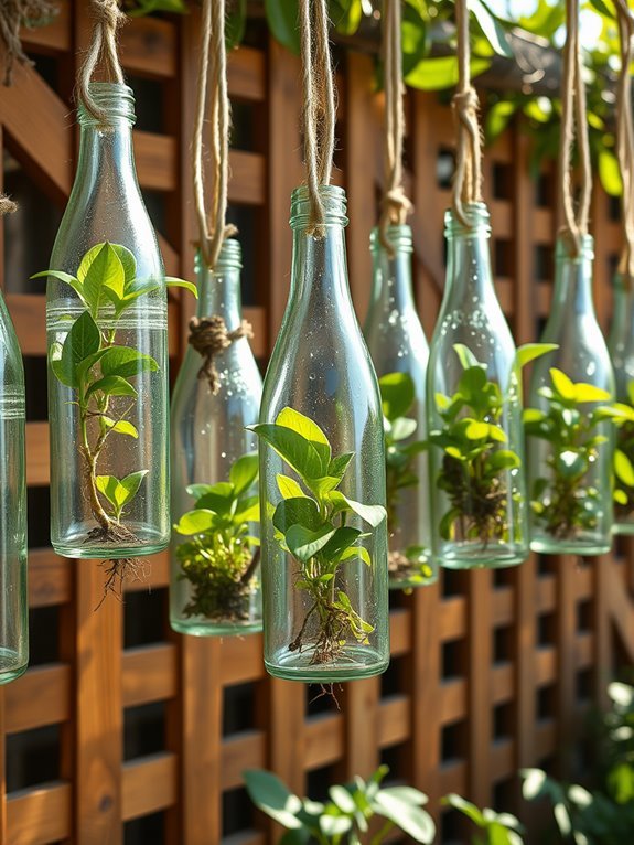 eco friendly bottle vertical garden