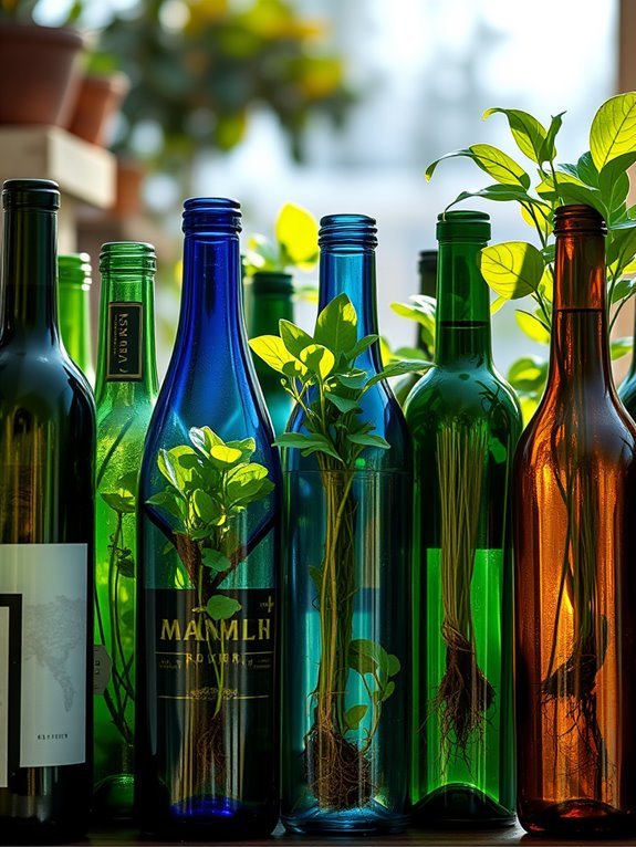 eco friendly glass repurposing