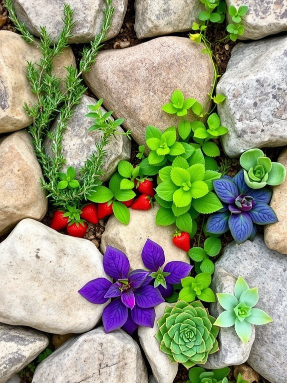 edible plants in garden