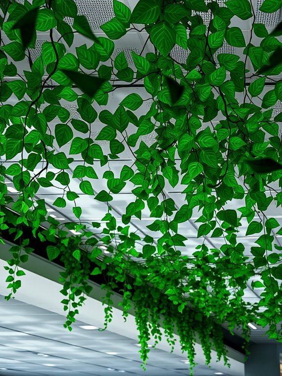 elegant artificial foliage decoration