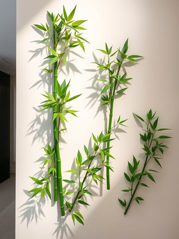 elegant bamboo decor arrangement