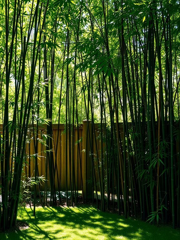elegant black bamboo species