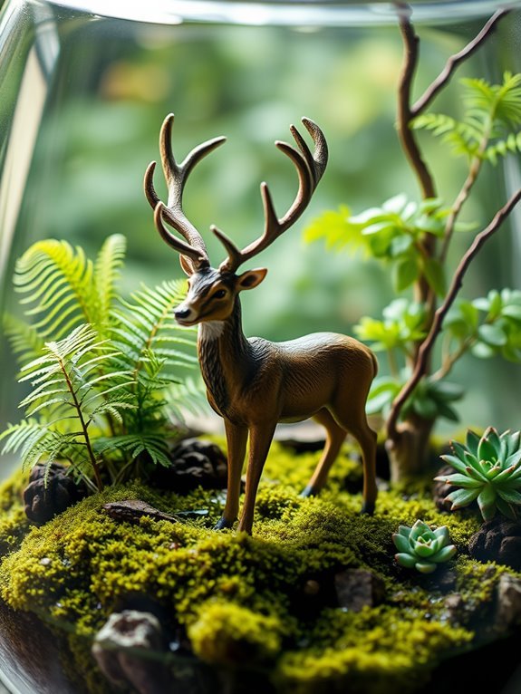 elegant deer sculpture design