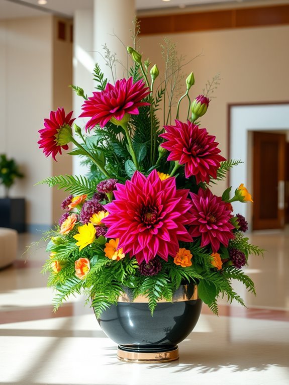 elegant floral arrangement centerpiece
