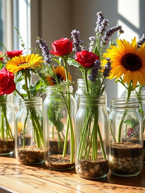 elegant floral design display