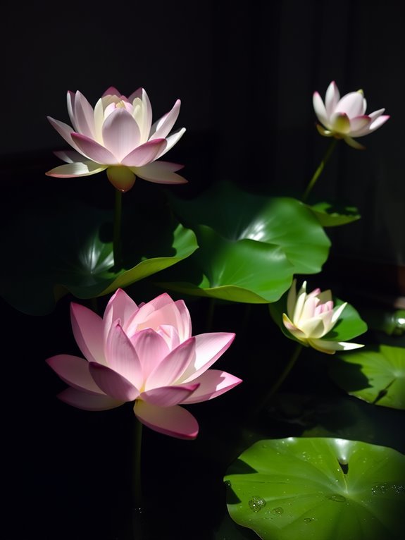 elegant flower of serenity