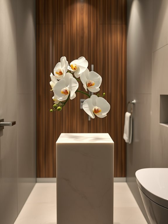 elegant flower on display