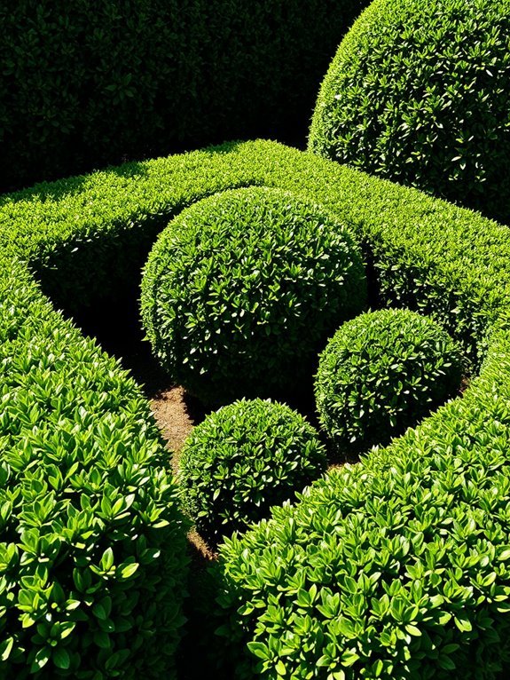 elegant green decorative spheres