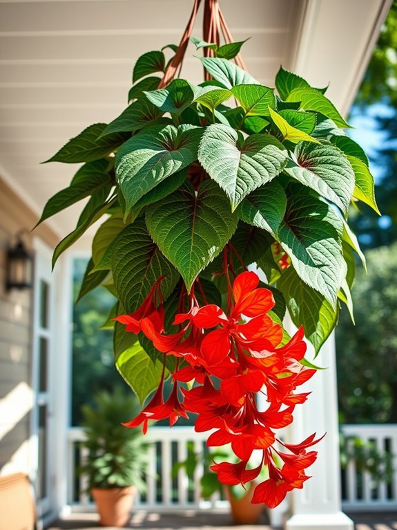 elegant indoor hanging plant