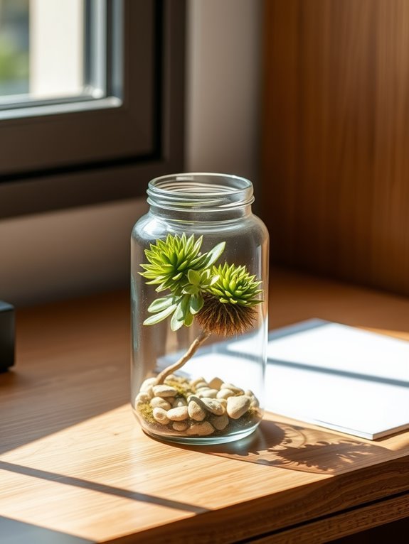 elegant indoor plant display
