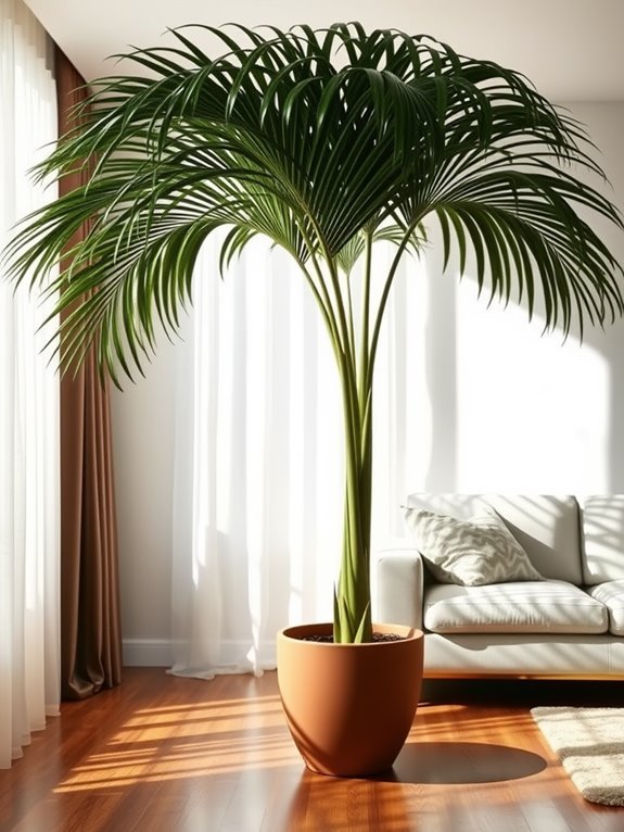 elegant indoor tropical plant